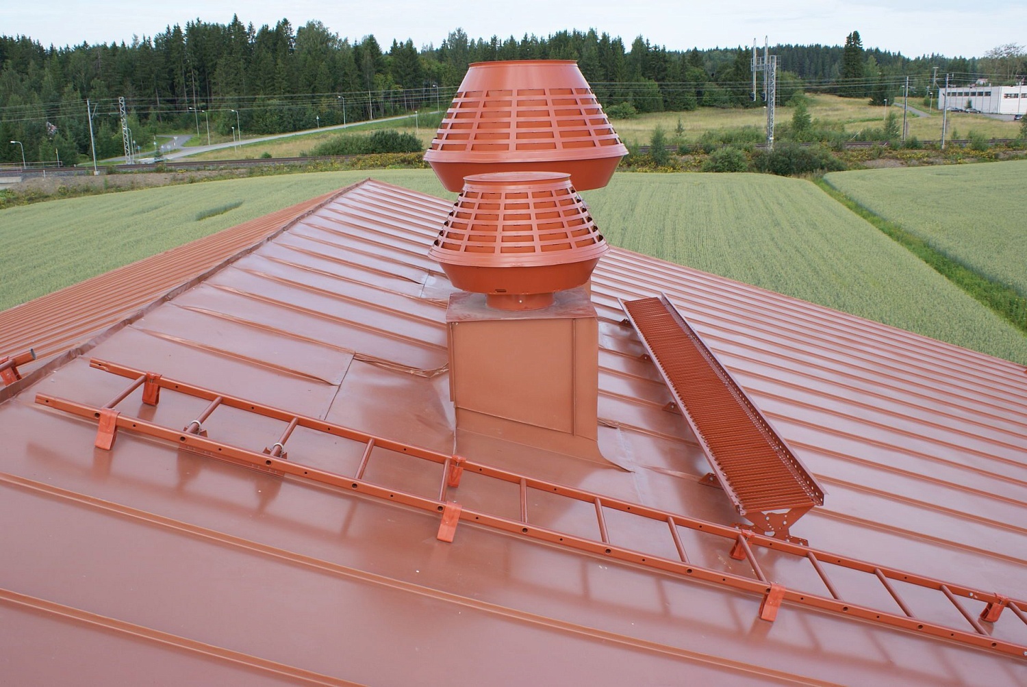 Самозащелкивающаяся кровля