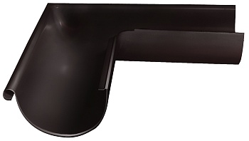 Угол желоба внешний 90° Grand Line Ø 125 мм PE, RR 32