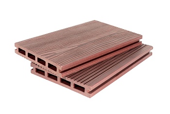 Террасная доска Grand Line 3D 140 мм, L= 4000 мм цвет: терракота