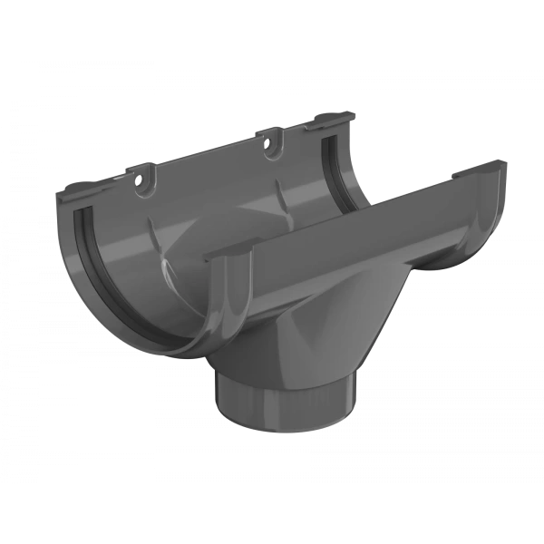 Воронка желоба Технониколь, оптима Ø 120 мм, цвет: серый