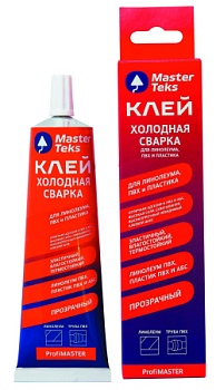 Клей-герметик MasterTeks поливинилхлоридный, ProfiMaster, цвет: прозрачный, уп 115 мл.