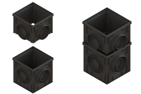 Дождеприемник Standartpark, PolyMax Basic, 300х300, h300, кл. А, арт: 8370-М