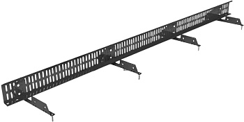 Снегозадержатель решетчатый универсальный Roofsystems, Prestige 4 опоры, 1 полотно, L=2500 мм, RAL 7024