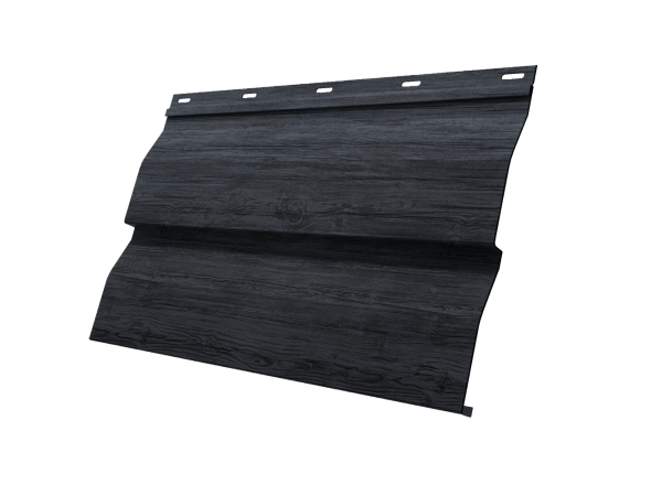 Металический сайдинг Grand Line, корабельная доска 0.45 мм, Print Premium, Grey Wood TwinColor