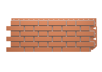 Фасадные панели Docke Флемиш, 1183х443 мм Standart, цвет: красный