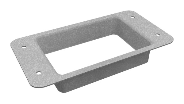 Воронка врезная прямоугольная Vortex Lite Ø 130 мм, Zn