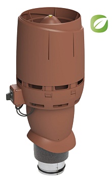 FLOW вентилятор Vilpe, ЕCo125 Р, 125/ ИЗ/ 500 мм кирпичный