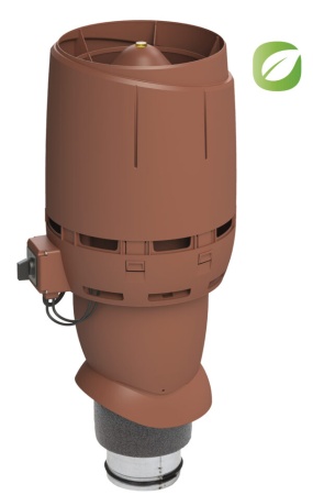 FLOW вентилятор Vilpe, ЕCo125 Р, 125/ ИЗ/ 500 мм кирпичный