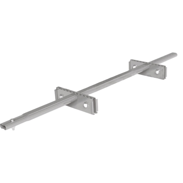 Снегозадержатель для фальцевой кровли Roofsystems Prestige Single фальц, 2 опоры, 2 трубы, овал 45х25, L=1500 мм, RAL 7035