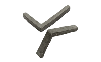 Декоративный кирпич, угловой элемент Mesterra Magnum, 240х157х40 мм под Кирпич, цвет: 001