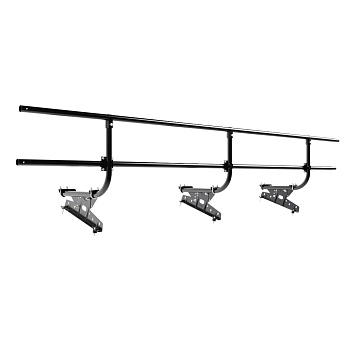 Ограждение кровельное для металлочерепицы Borge, H=600 мм, L= 3000 мм RAL 9005