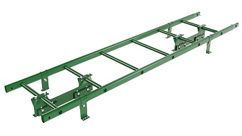 Лестница кровельная Borge, для фальцевой кровли, L=1800 мм RAL 6002