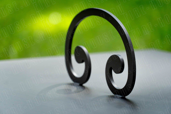 Крышка-пламегаситель, квадратная для очага 900 мм