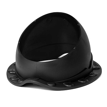 Основание для вент. трубы Krovent Base-VT Wave под монтеррей, 125/150 мм черный