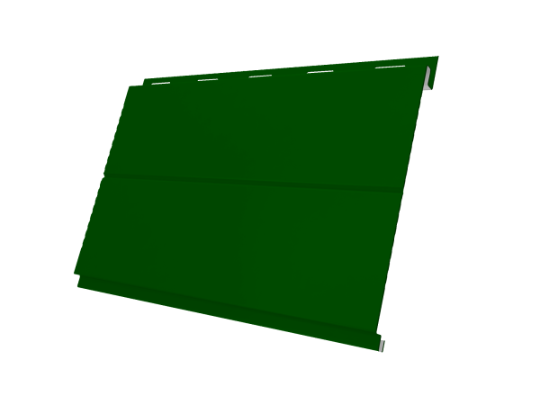 Металлический сайдинг Grand Line, Вертикаль Line 0.45 мм, PE, RAL 6002