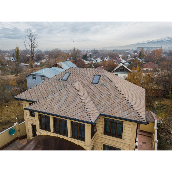 Битумная черепица Shinglas, Вестерн цвет: Клондайк, 1.5 м² / уп.