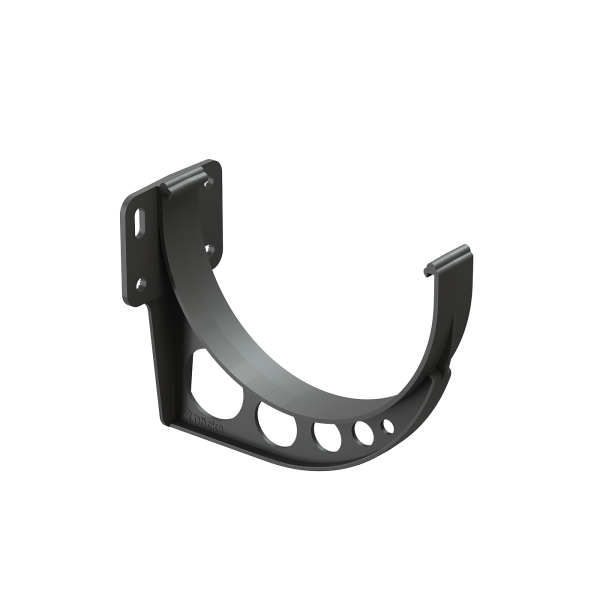 Кронштейн желоба пвх, Docke Standart, Ø120 мм, цвет: серый