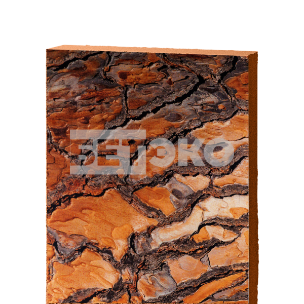 Фиброцементная панель Бетэко Принт, 1500х1200х8мм, кора дуба
