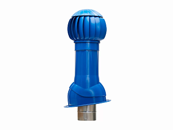 Комплект вентиляции Gervent monterrey, 125/ИЗ/160 мм синий