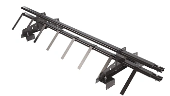 Снегозадержатель для профнастила Н-114 Borge L=1500 мм 2 опоры, 2 трубы, овал 25х45 RR 32