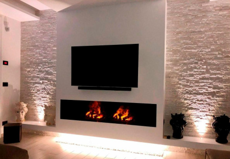 Кварцит, 3D панель из камня, 600х150 мм, Classic White Quartz, 8 шт/уп