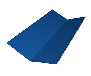 GL Планка ендовы нижней, 300х300 мм 0.5 мм, Satin, RAL 5005, L=2000 мм