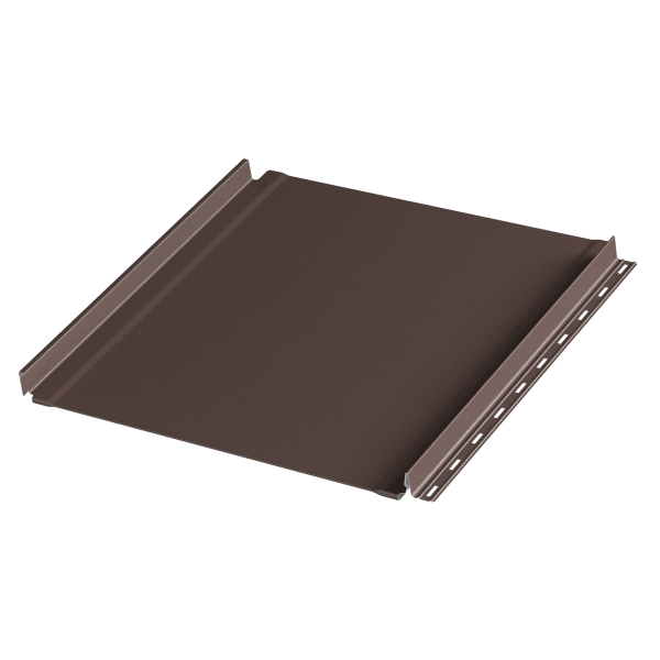 Фальцевая панель Aquaclick, Эталон, с подгибом 0.5 мм, PU Matt, Zn 275 г/м², RAL 8017