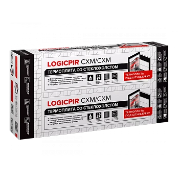 Технониколь, Logicpir СХМ/СХМ 1190х590х30 мм 5.616 м2, 0.16 м3