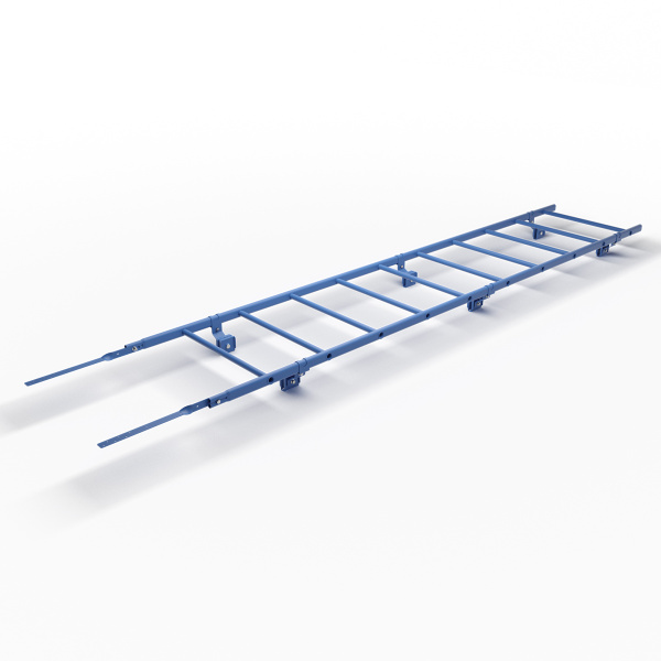 Лестница кровельная для фальцевой кровли Roofsystems Prestige 600 фальц, L=3000 мм RAL 5005