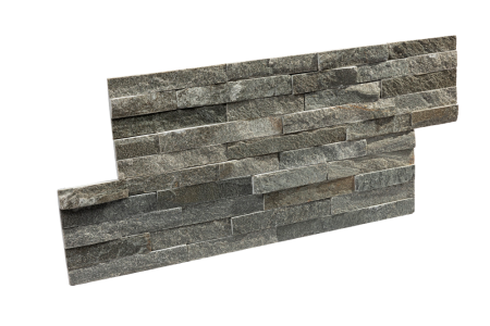 Сланец, 3D панель из камня, 600х150 мм, Classic Grey Slate, 8 шт/уп