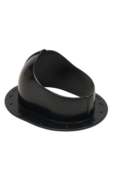 Проходной элемент Gervent для фальцевой и гибкой черепицы черный