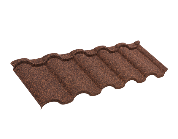 Композитная черепица Luxard Roman, 1350х415 мм цвет: пробка