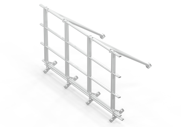 Ограждение кровельное со снегозадержателем для фальц, Orima SYNL, H=1100 мм, L= 3000 мм RR 20