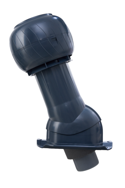 Комплект канализации Gervent Statik для профлиста-20 110/ИЗ/160 мм серый графит