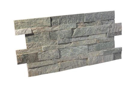 Кварцит, 3D панель из камня, 600х150 мм, Natural Shimla white