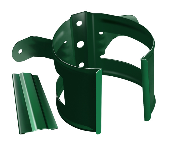 Кронштейн трубы на дерево, Grand Line Ø 90 мм, RAL 6005