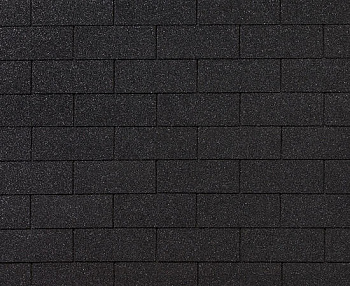 Битумная черепица RoofShield, Фемили Eco Lite, американ цвет: графитно-черный, 3 м² / уп.