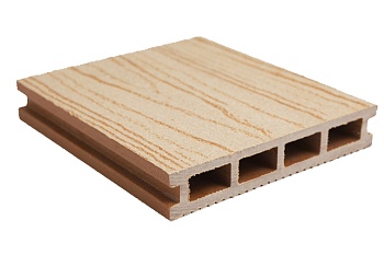 Террасная доска MasterDeck Classic 140 мм, L= 3000 мм вельвет и тиснение, цвет: орегон