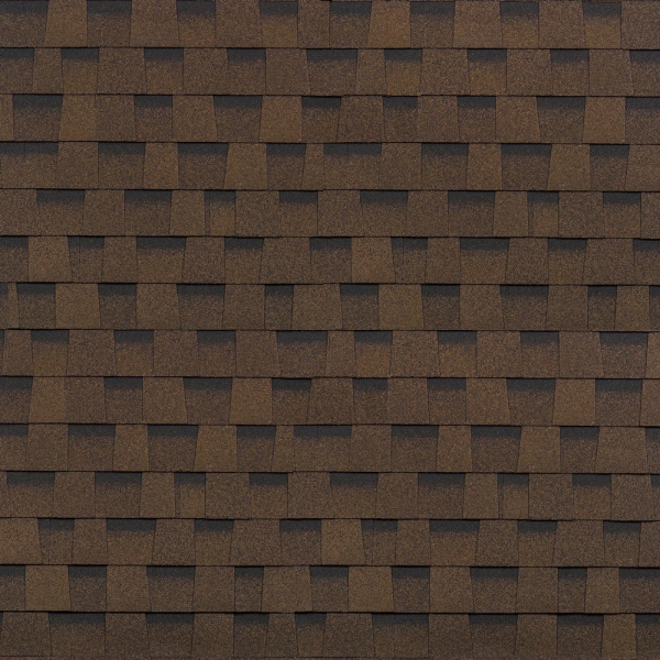 Битумная черепица Shinglas, Кантри цвет: коричневый, 2.6 м² / уп.