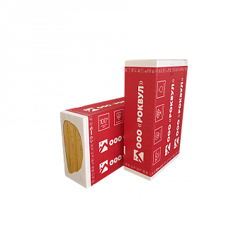 Rockwool Фасад Баттс Стандарт, 50х600х1000 мм, 3.6 м², 0.18 м³ уп