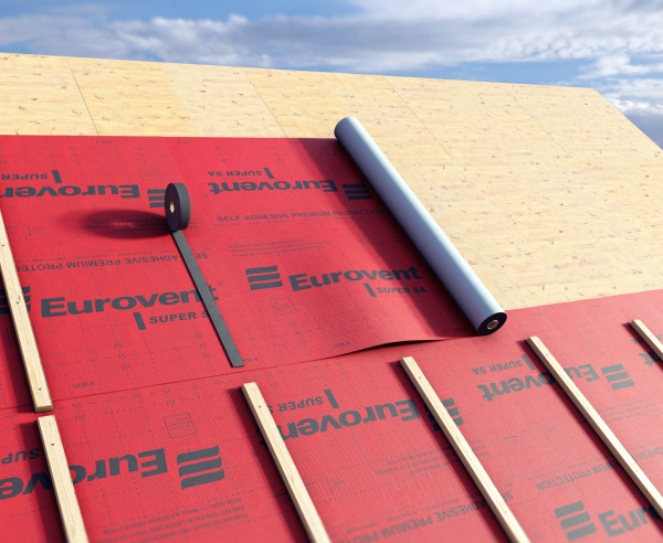 Eurovent SUPER SA UV, 280 г/м² супердиффузионная мембрана 45 м²