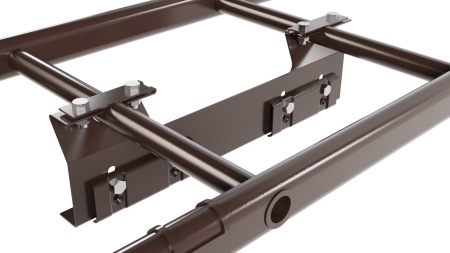 Лестница кровельная Borge, для фальцевой кровли, L=2700 мм RAL 8017