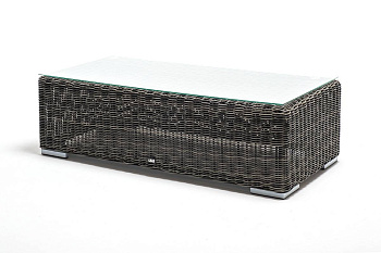 Стол журнальный из искусственного ротанга, Боно цвет: графит