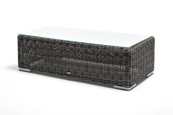 Стол журнальный из искусственного ротанга, Боно цвет: графит