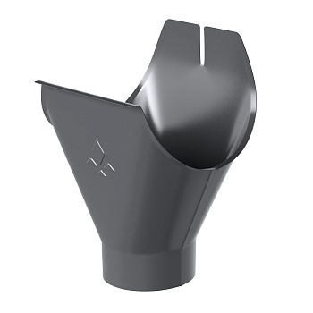 Воронка желоба Aquasystem Comfort Ø125/90 мм, PE, RAL 7024