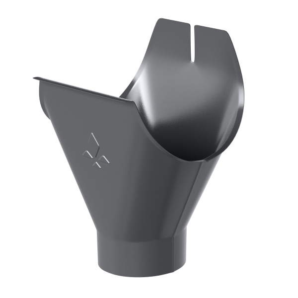 Воронка желоба Aquasystem Comfort Ø125/90 мм, PE, RAL 7024