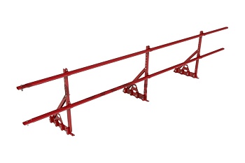 Ограждение кровельное для фальцевой кровли Roofsystems Prestige Master фальц, H=600 мм RAL 3020, L=3000 мм