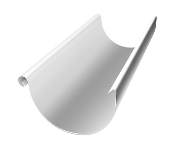 Желоб водосточный Grand Line Ø 150 мм, L=3000 мм PE, RAL 9003