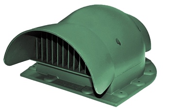 Кровельный вентиль Krovent KTV Seam, для фальцевой и мягкой кровли зеленый