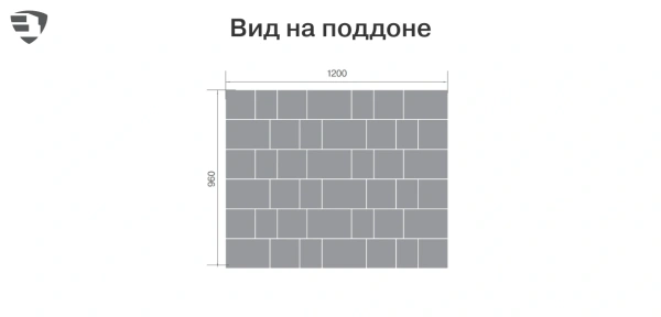 Тротуарная плитка Braer Старый город Венусбергер 40 мм 120x160, 160x160, 240x160 мм, прямоугольная, цвет: Color Mix Туман